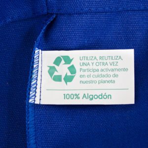 TE75 - Deluxe Bolsa 100% Algodón VIDA 38 x 44 cm - Imagen 3