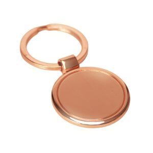 Llavero redondo encobrizado "COPPER" - Imagen 1